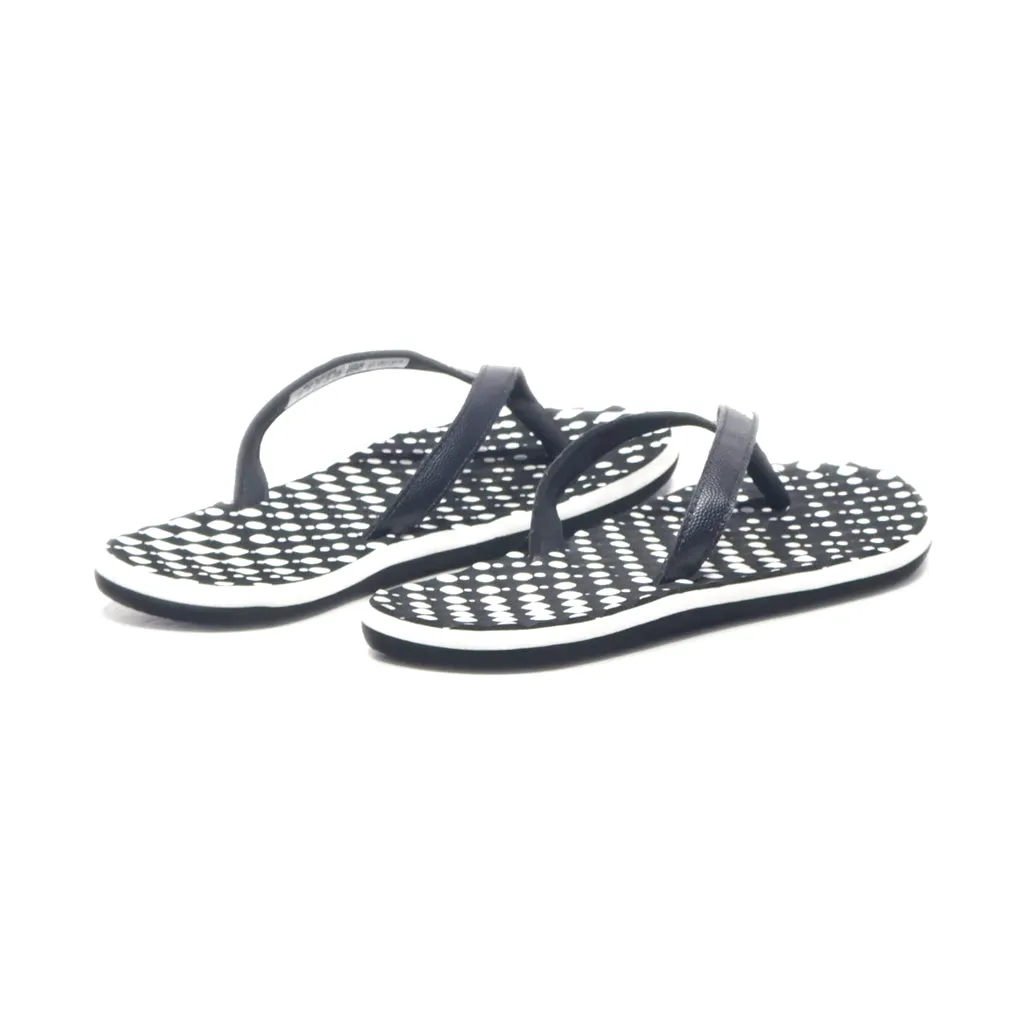 Adidas Eezay Flip Flops Leather Black Colour For Women