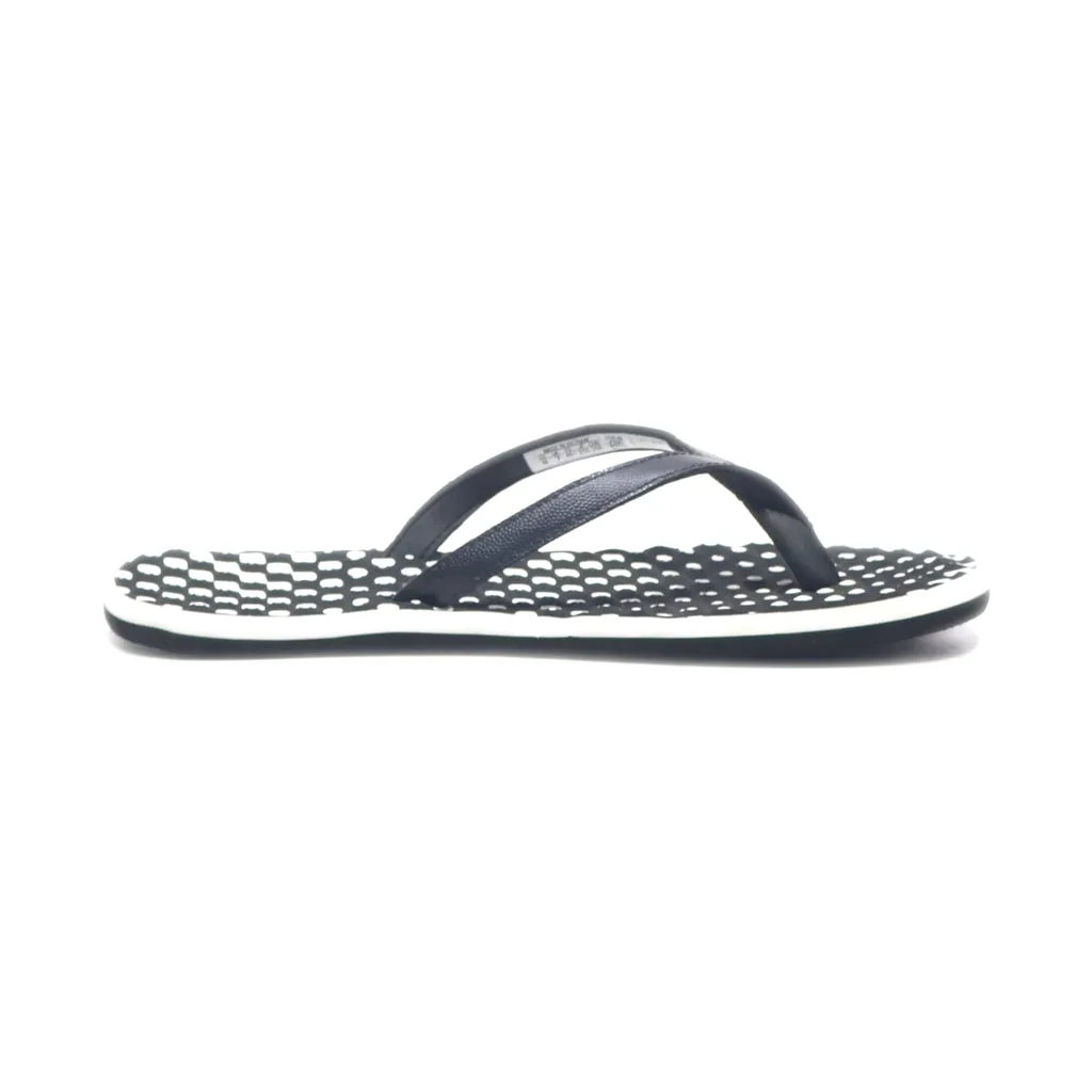 Adidas Eezay Flip Flops Leather Black Colour For Women