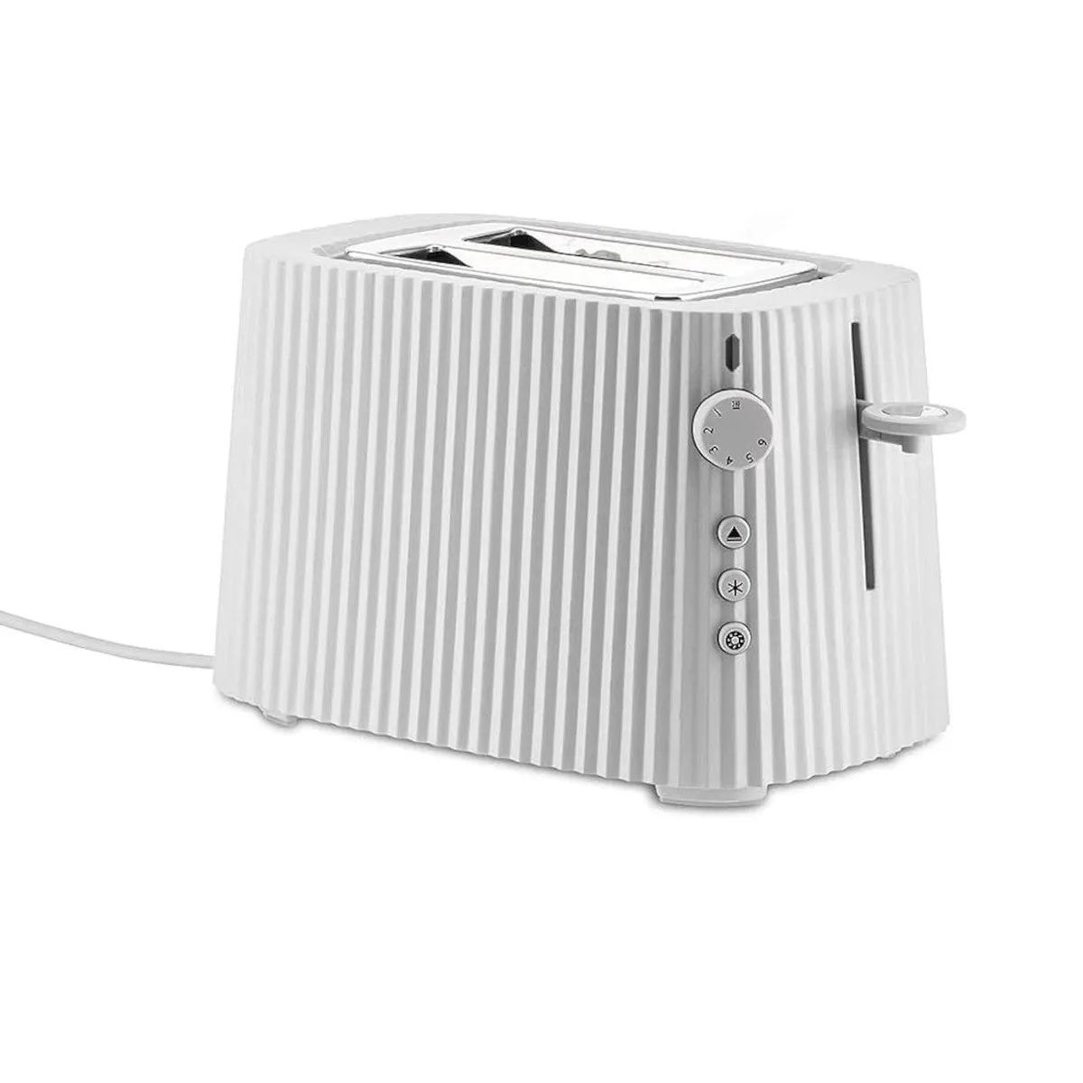 Alessi Plisse Toaster White