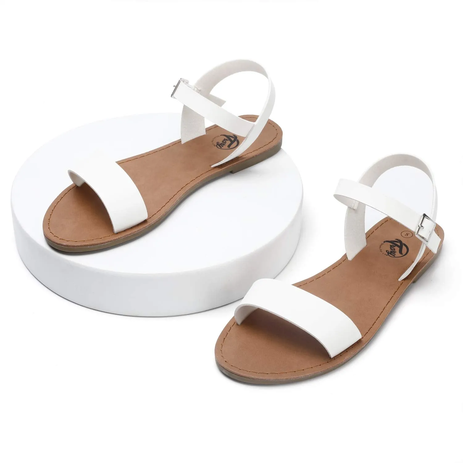 Ankle Strap Summer Flat Sandals