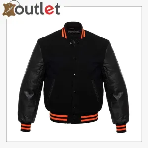 Baseball Jacket Varsity Letterman Jackets Genuine Leather