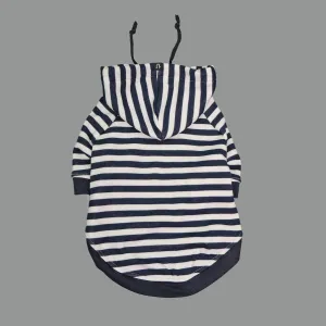 Best Mate Striped Dog Hoodie