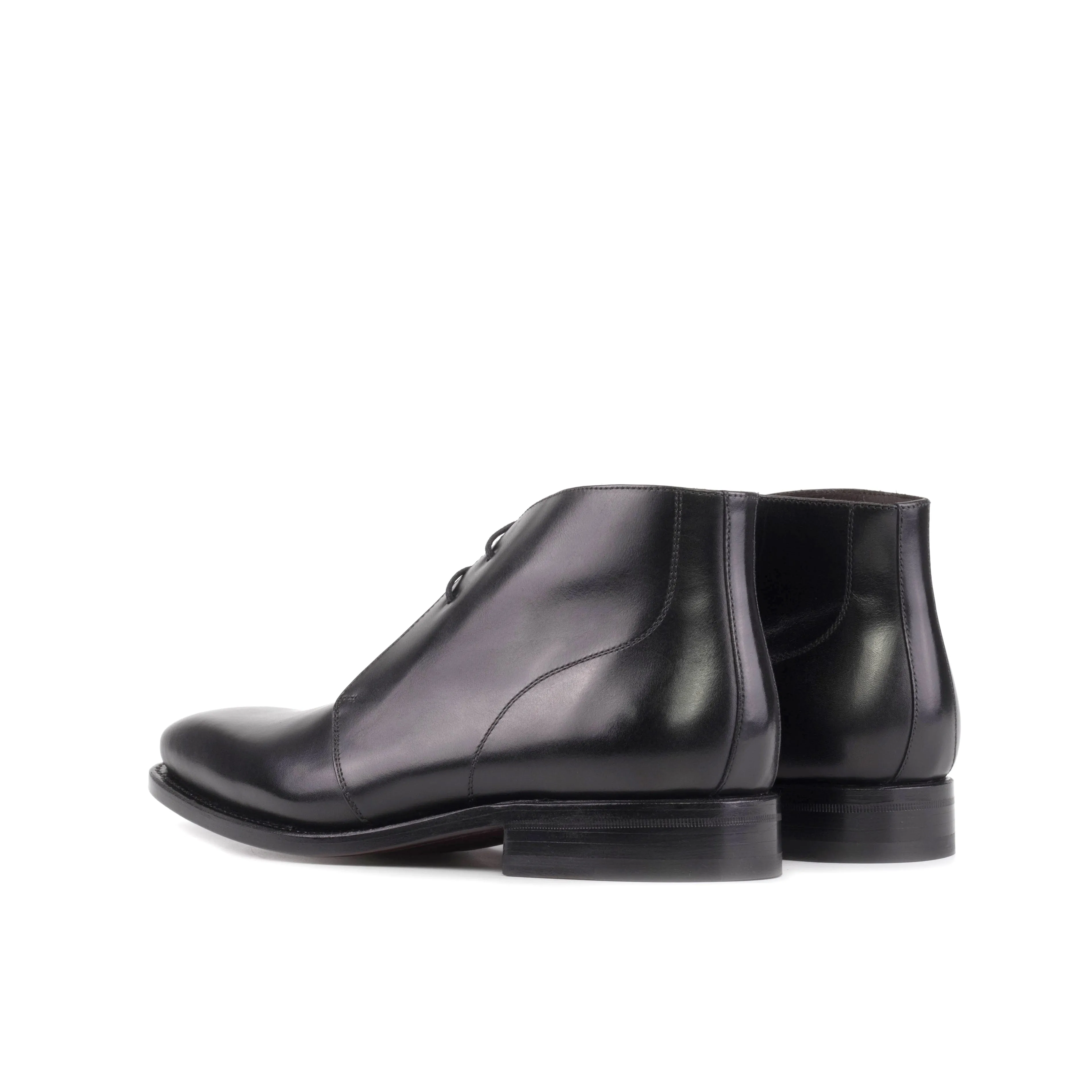 Black Calf Chukka Boots