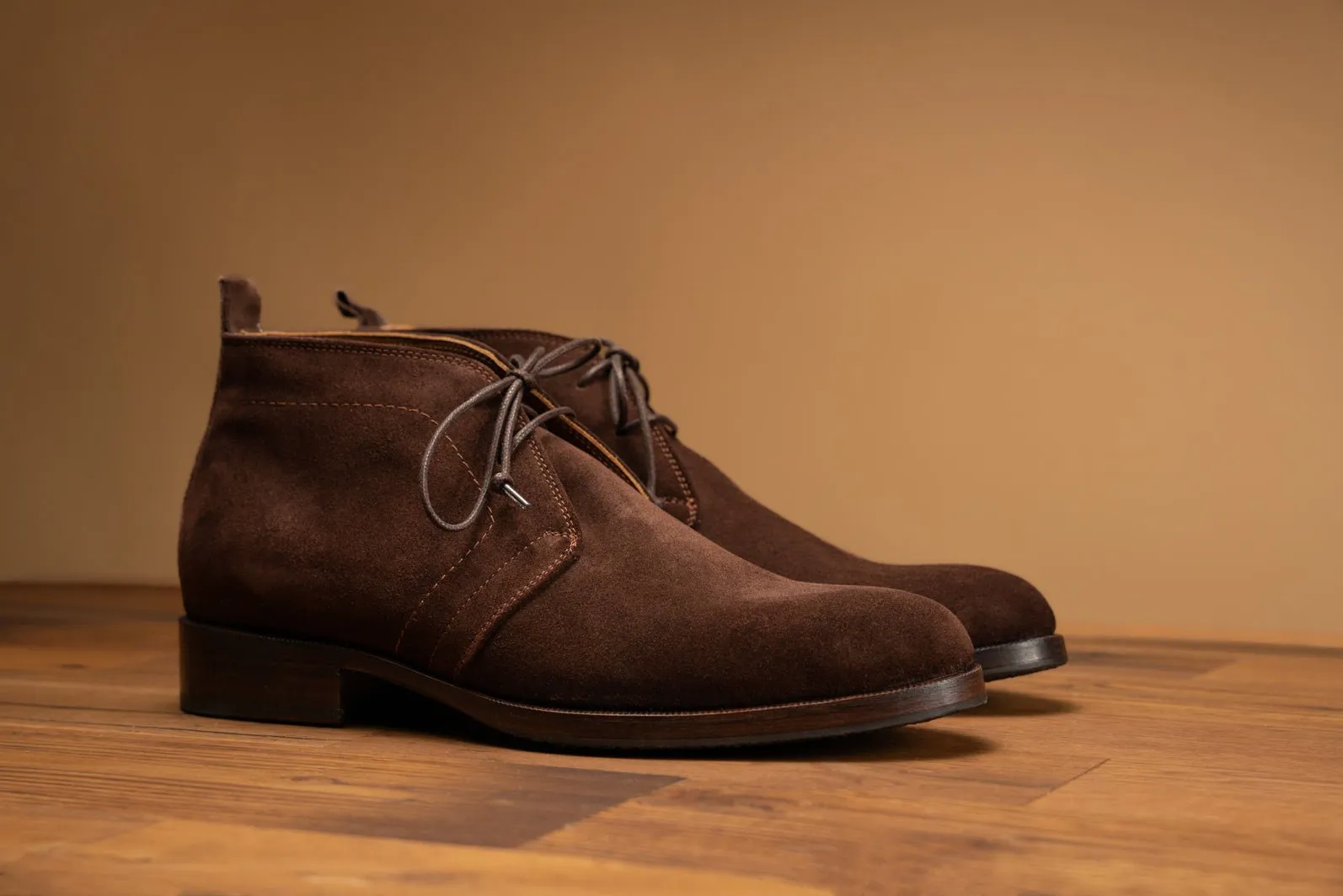 Bosphorus Leather Chukka Boots - Gulf Suede Brown