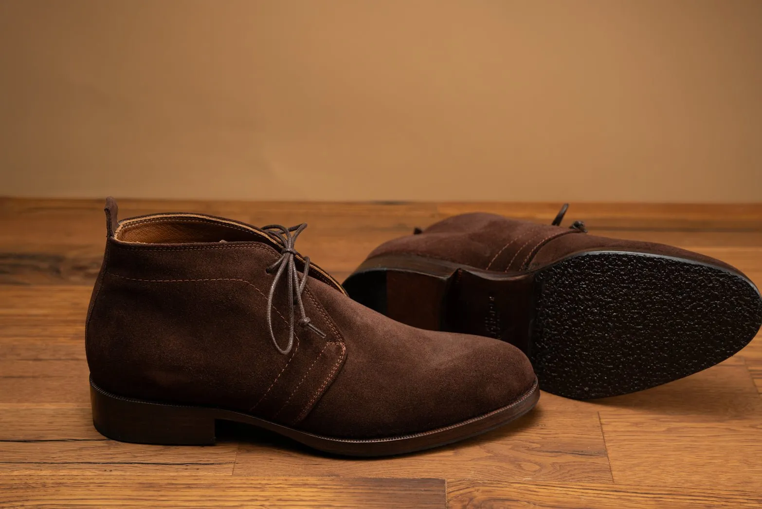 Bosphorus Leather Chukka Boots - Gulf Suede Brown