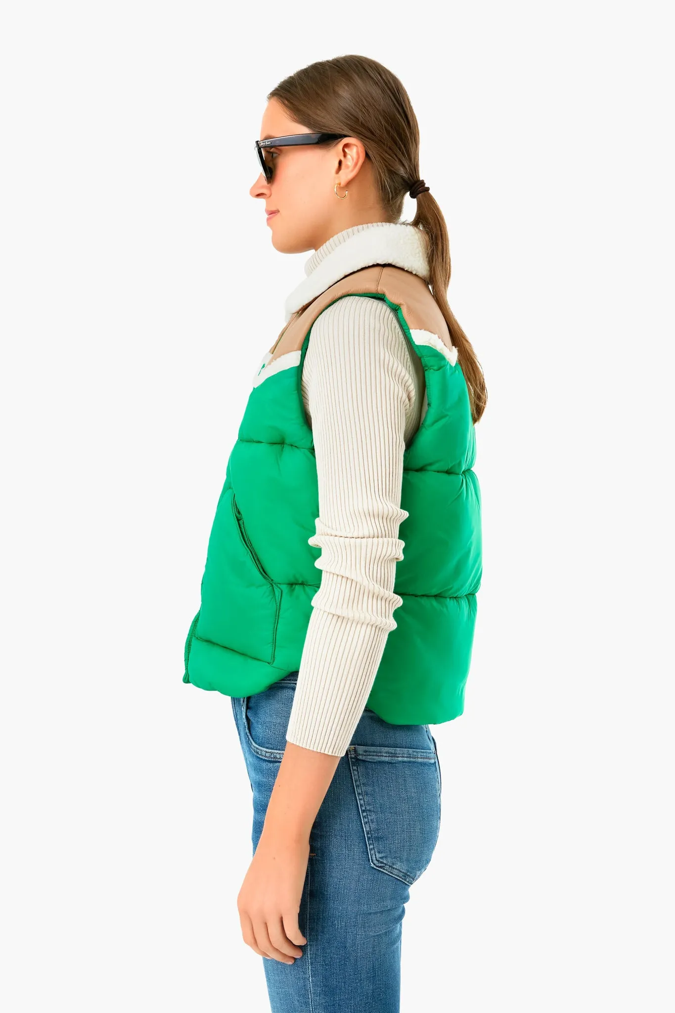 Bright Green The Ol West Puffer Vest