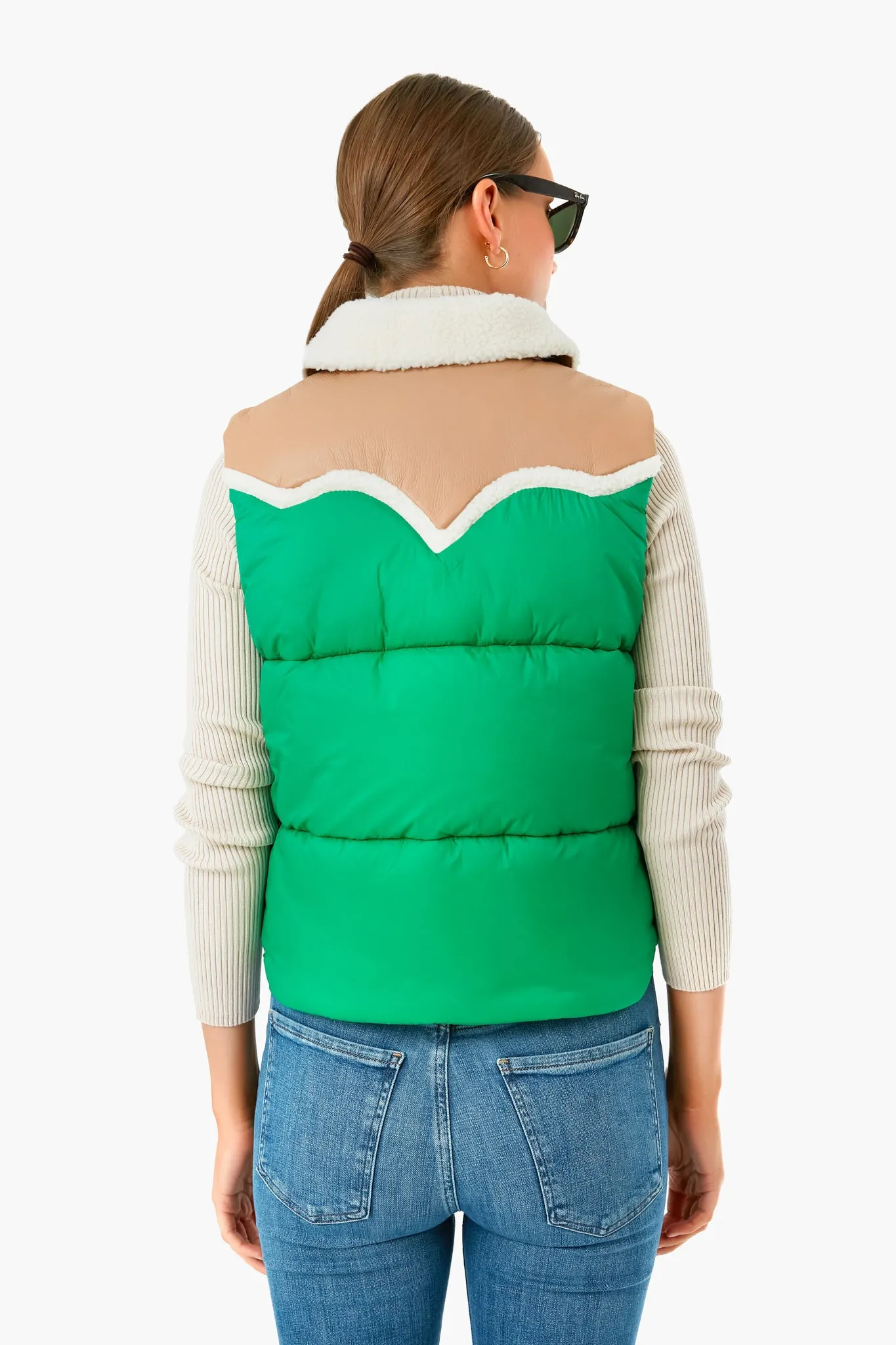 Bright Green The Ol West Puffer Vest