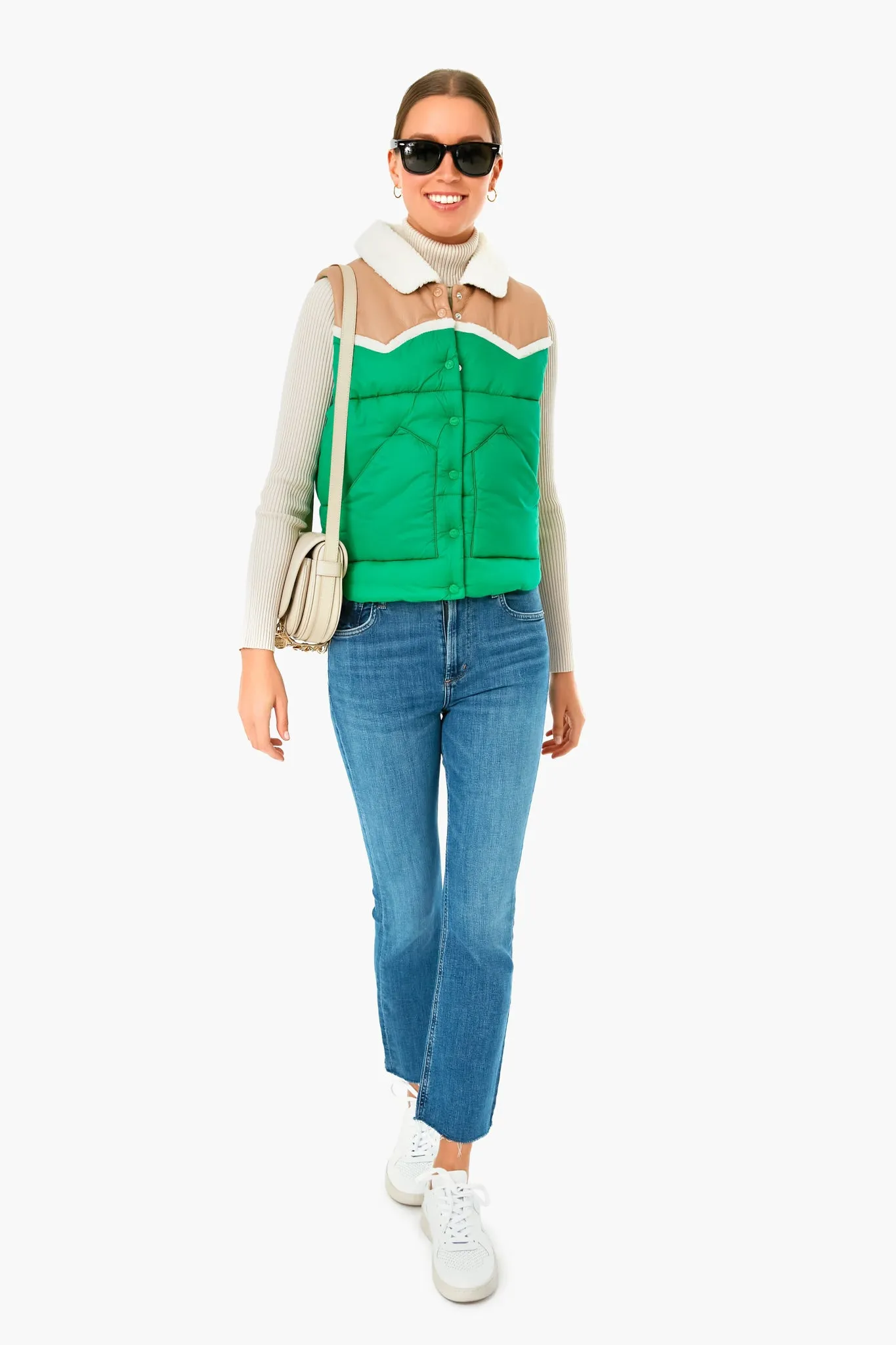 Bright Green The Ol West Puffer Vest