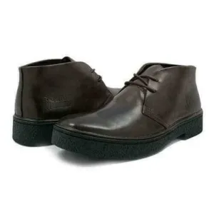 British Walkers Playboy Men's Brown Leather High Top