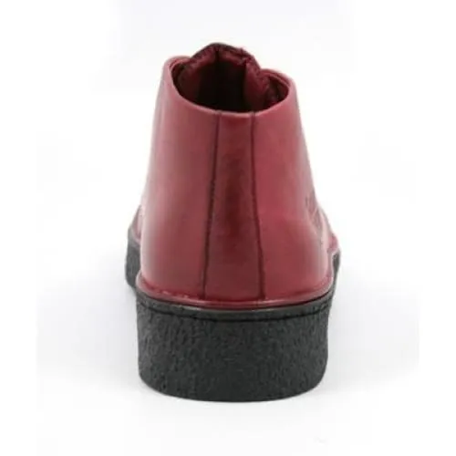 British Walkers Playboy Men's Wine Red Leather and Suede Split Toe