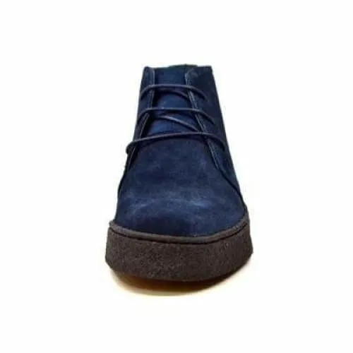 British Walkers Playboy Originals Men's Navy Suede High Top