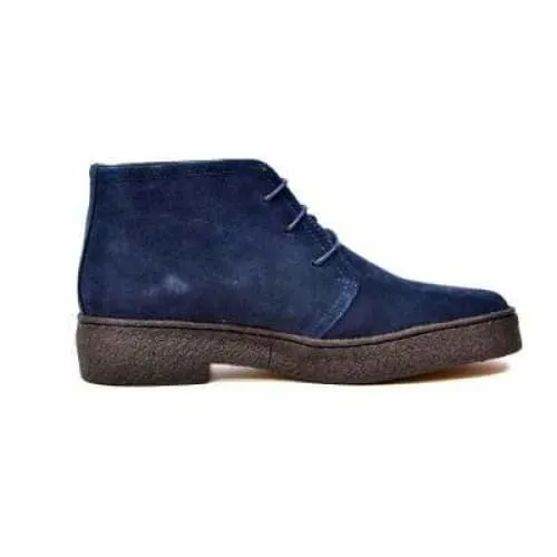 British Walkers Playboy Originals Men's Navy Suede High Top