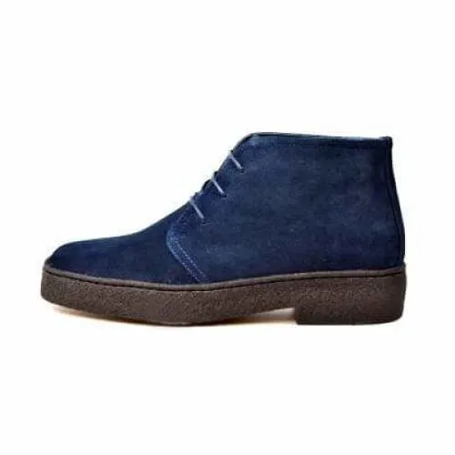 British Walkers Playboy Originals Men's Navy Suede High Top