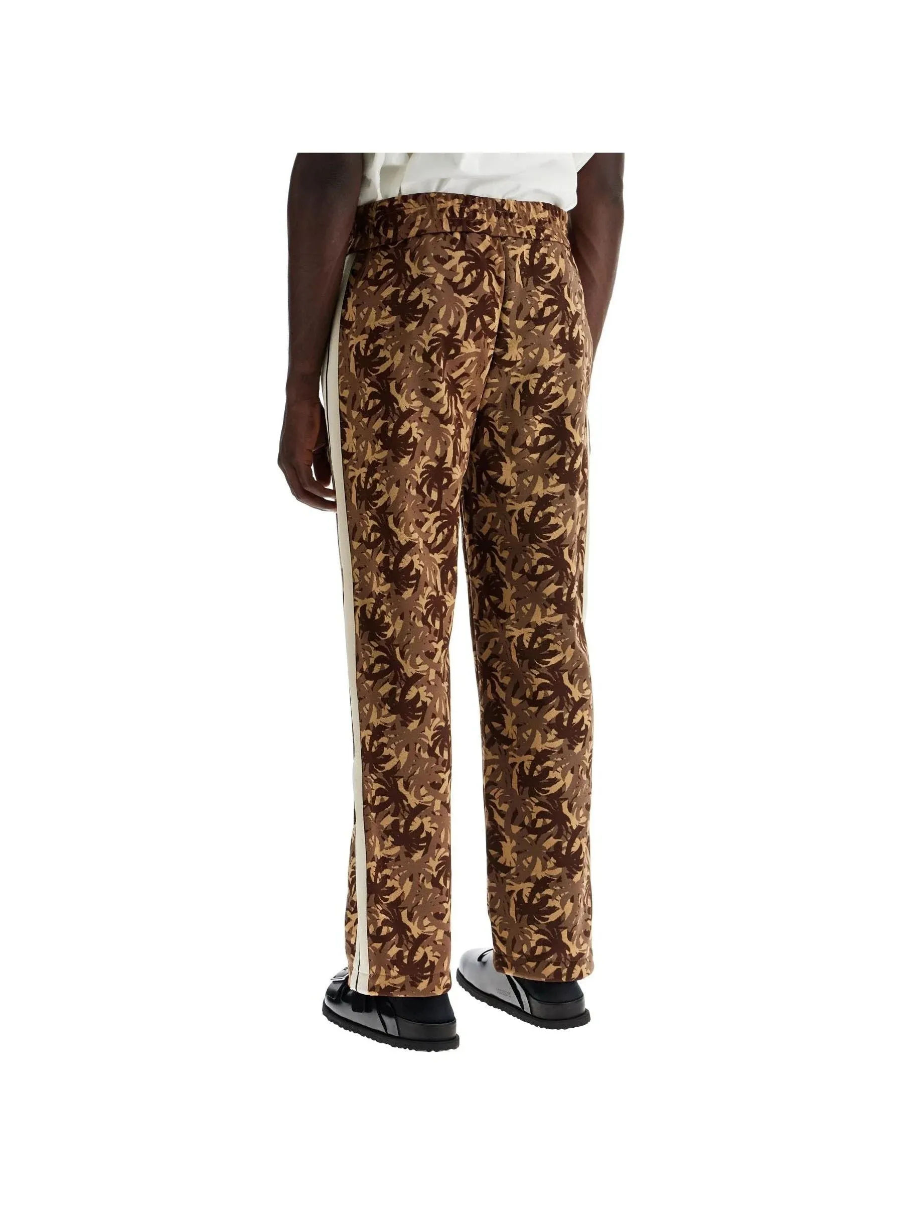 Camouflage Wide-Leg Pants