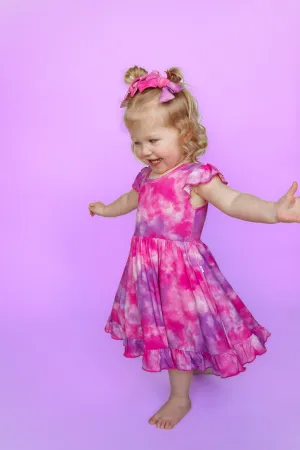 CANDY CLOUDS DREAM RUFFLE DRESS