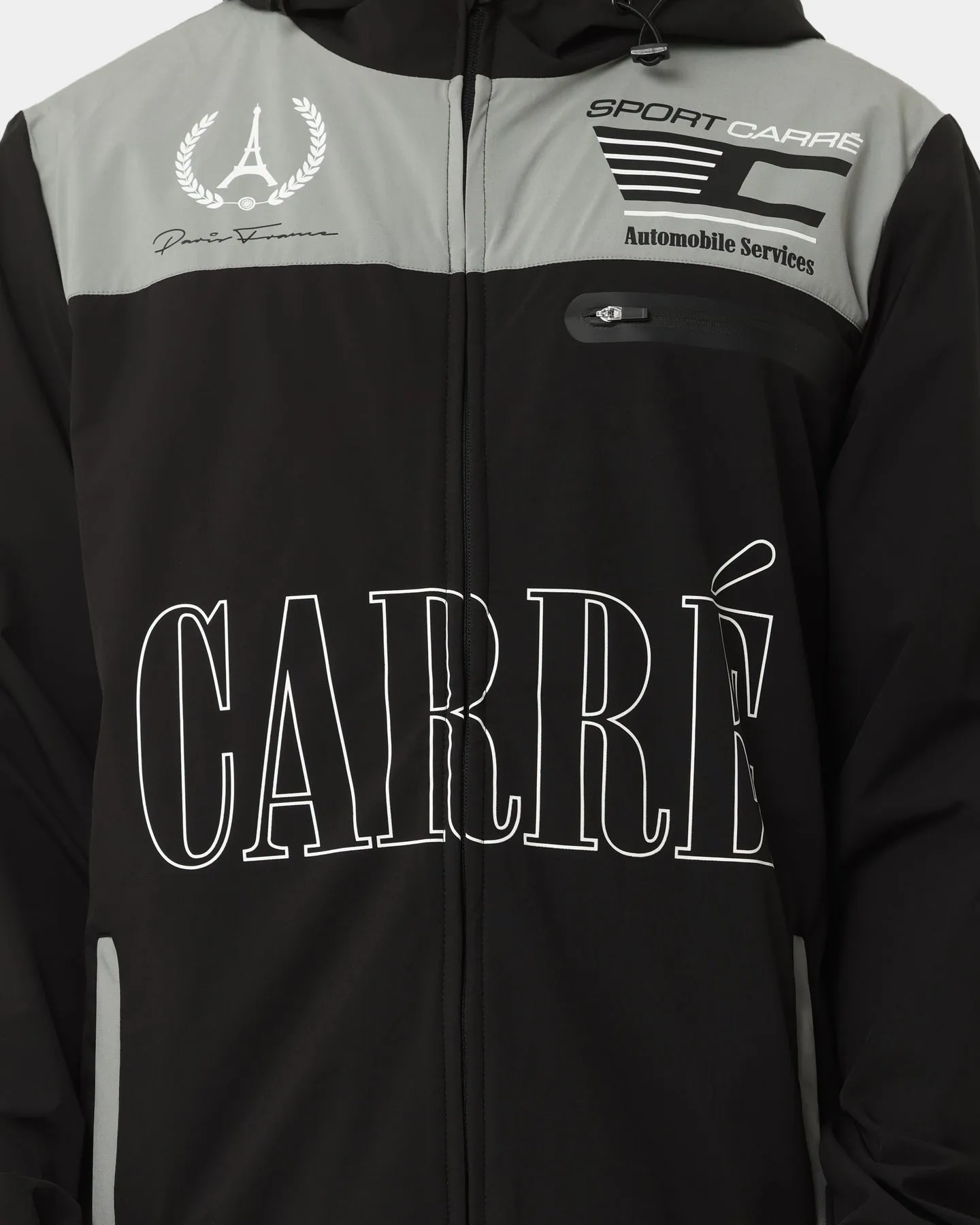 Carre Automobile Motion Windbreaker Jacket Black