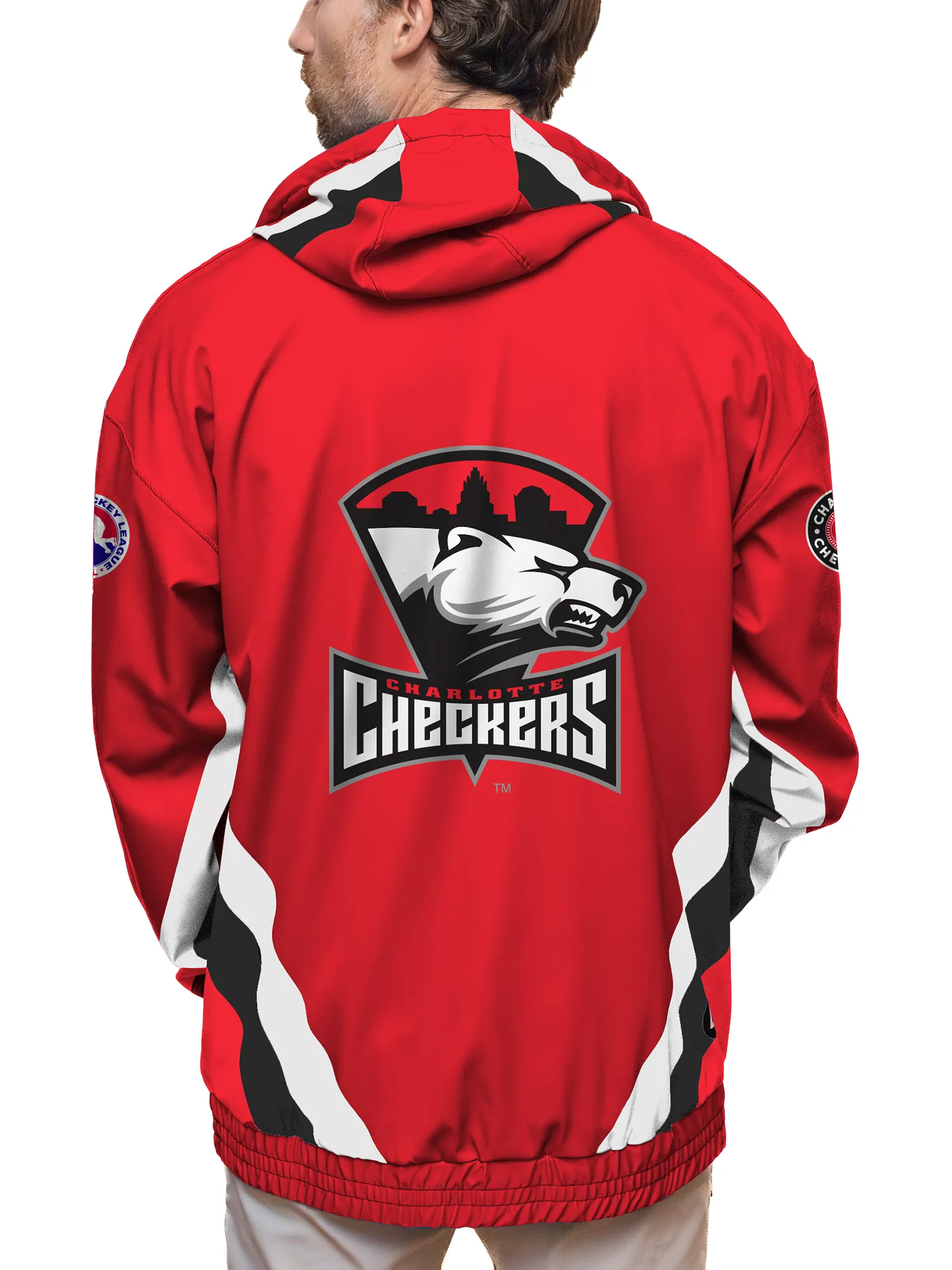 Charlotte Checkers Hockey Windbreaker