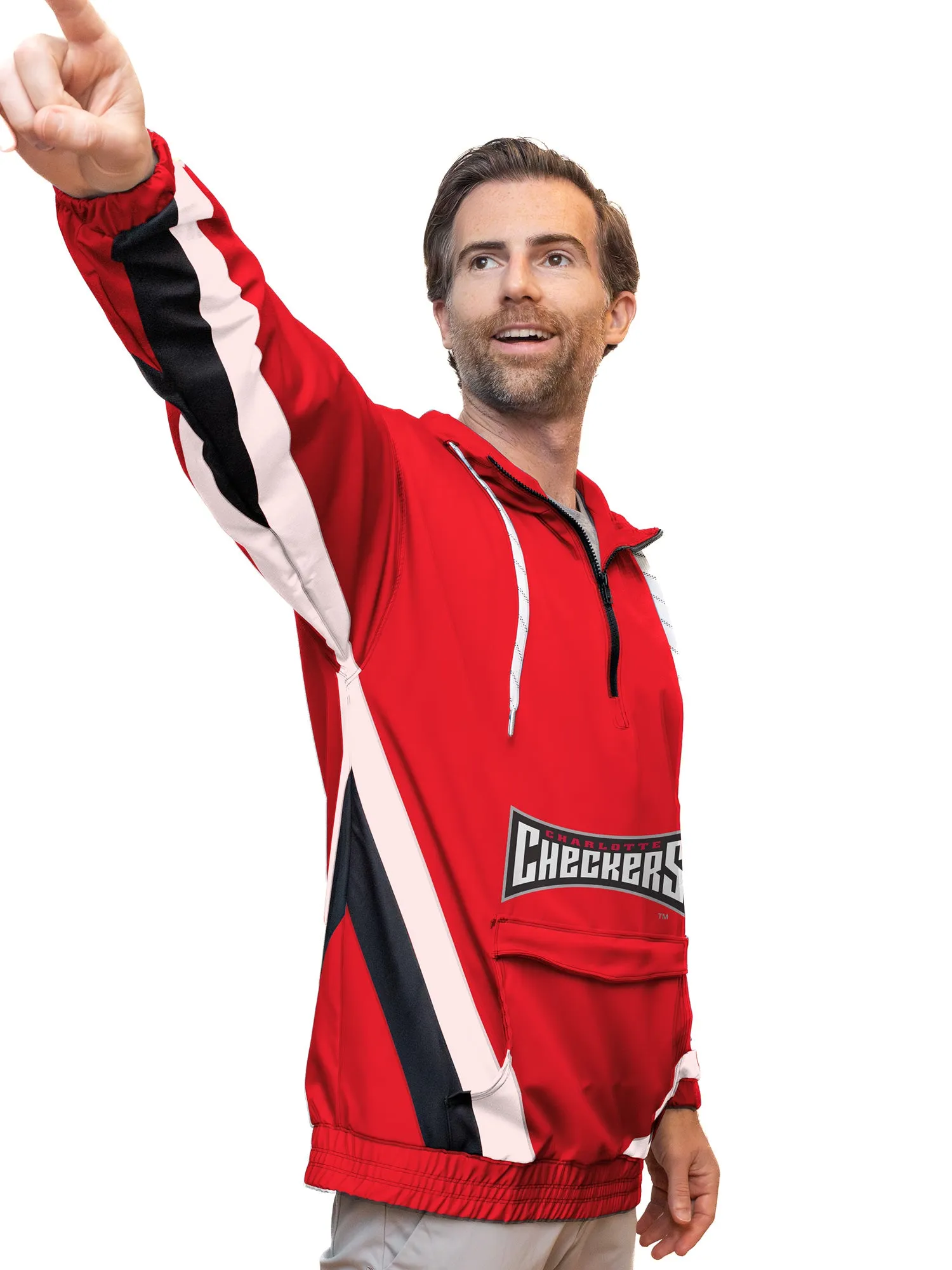 Charlotte Checkers Hockey Windbreaker