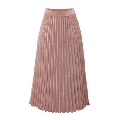 Chic Pleated Chiffon Midi Skirt - Your Go-To Summer Essential