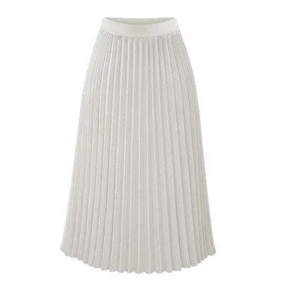 Chic Pleated Chiffon Midi Skirt - Your Go-To Summer Essential