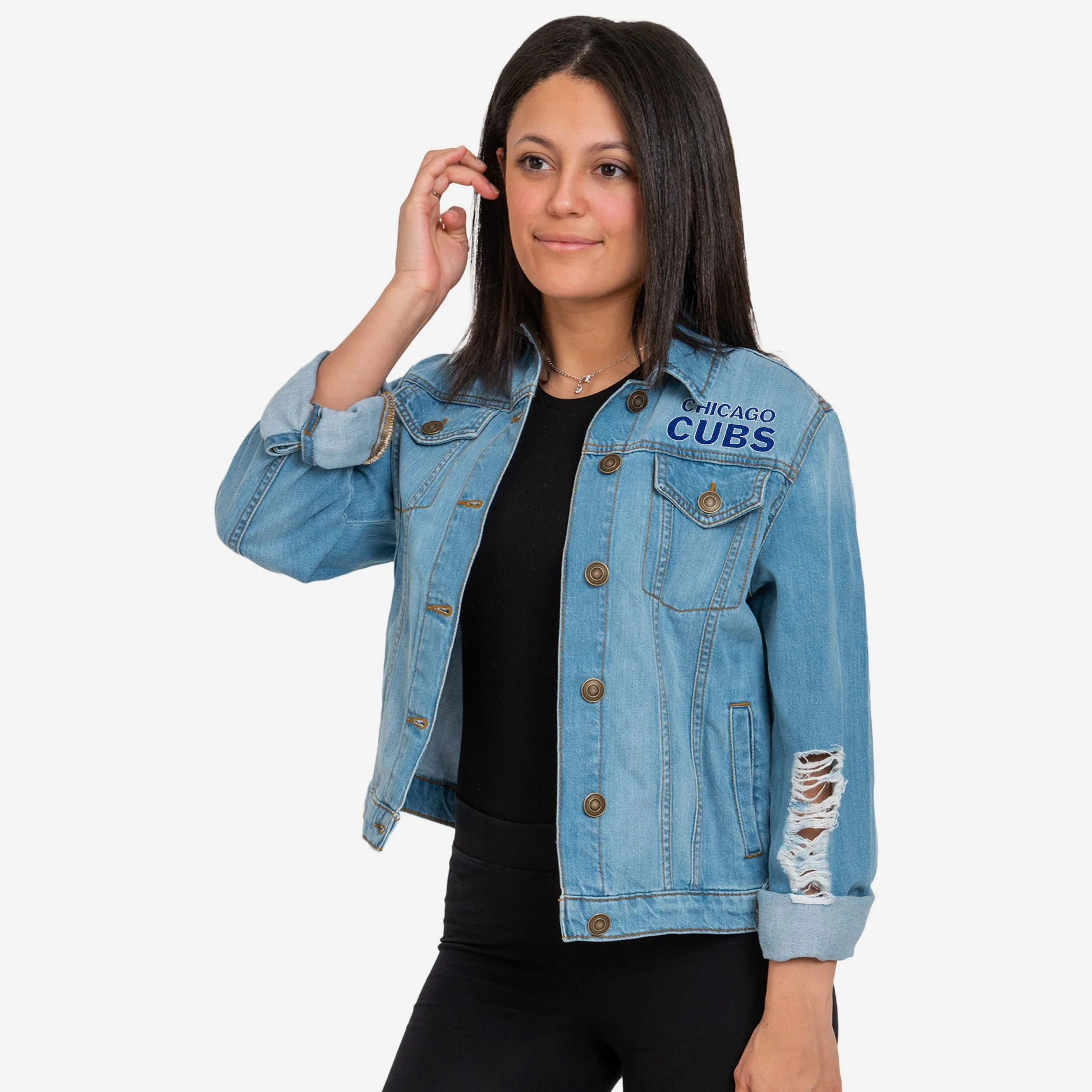 Chicago Cubs Womens Denim Days Jacket