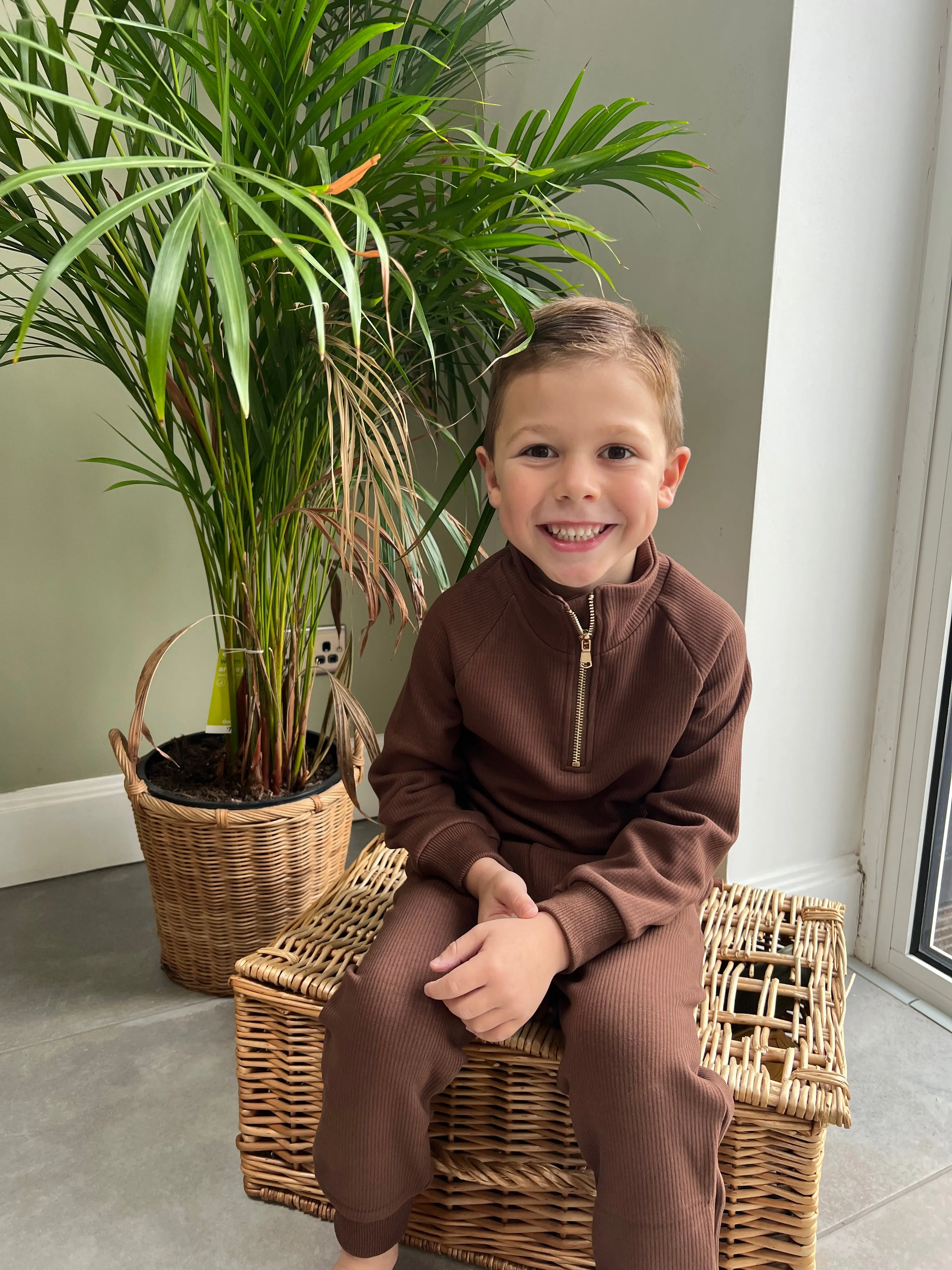 Chocolate Fleece Tracksuit