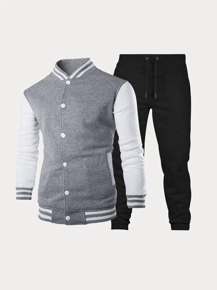 Classic Baseball Tracksuits Set