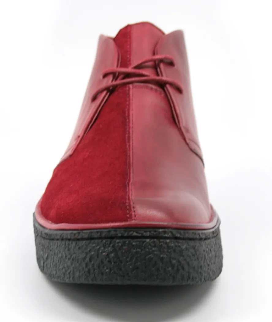 Classic Playboy Chukka Boot Split Toe Leather & Suede