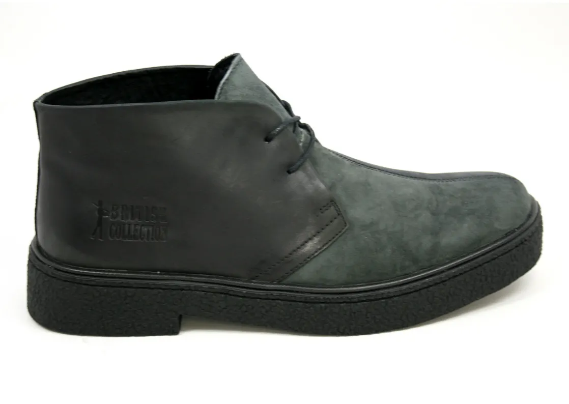 Classic Playboy Chukka Boot Split Toe Leather & Suede