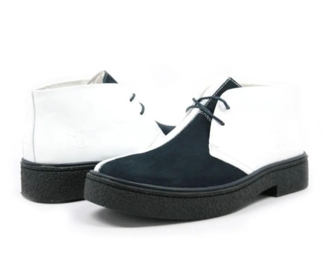 Classic Playboy Chukka Boot Split Toe Leather & Suede