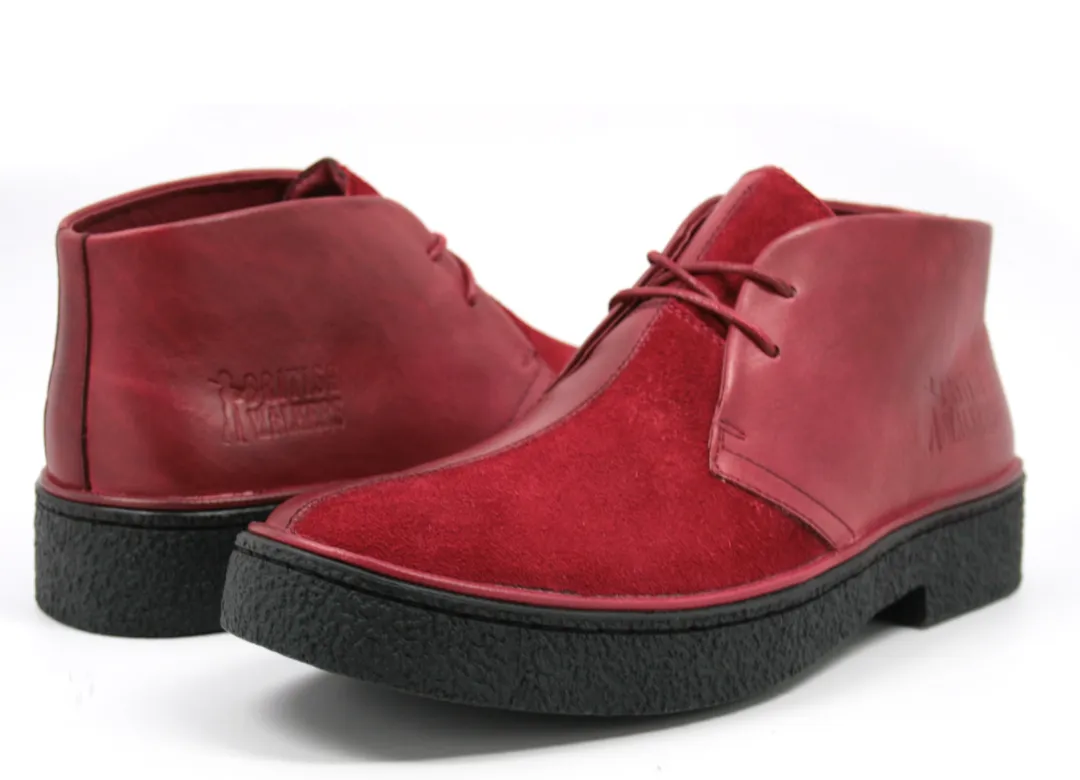 Classic Playboy Chukka Boot Split Toe Leather & Suede