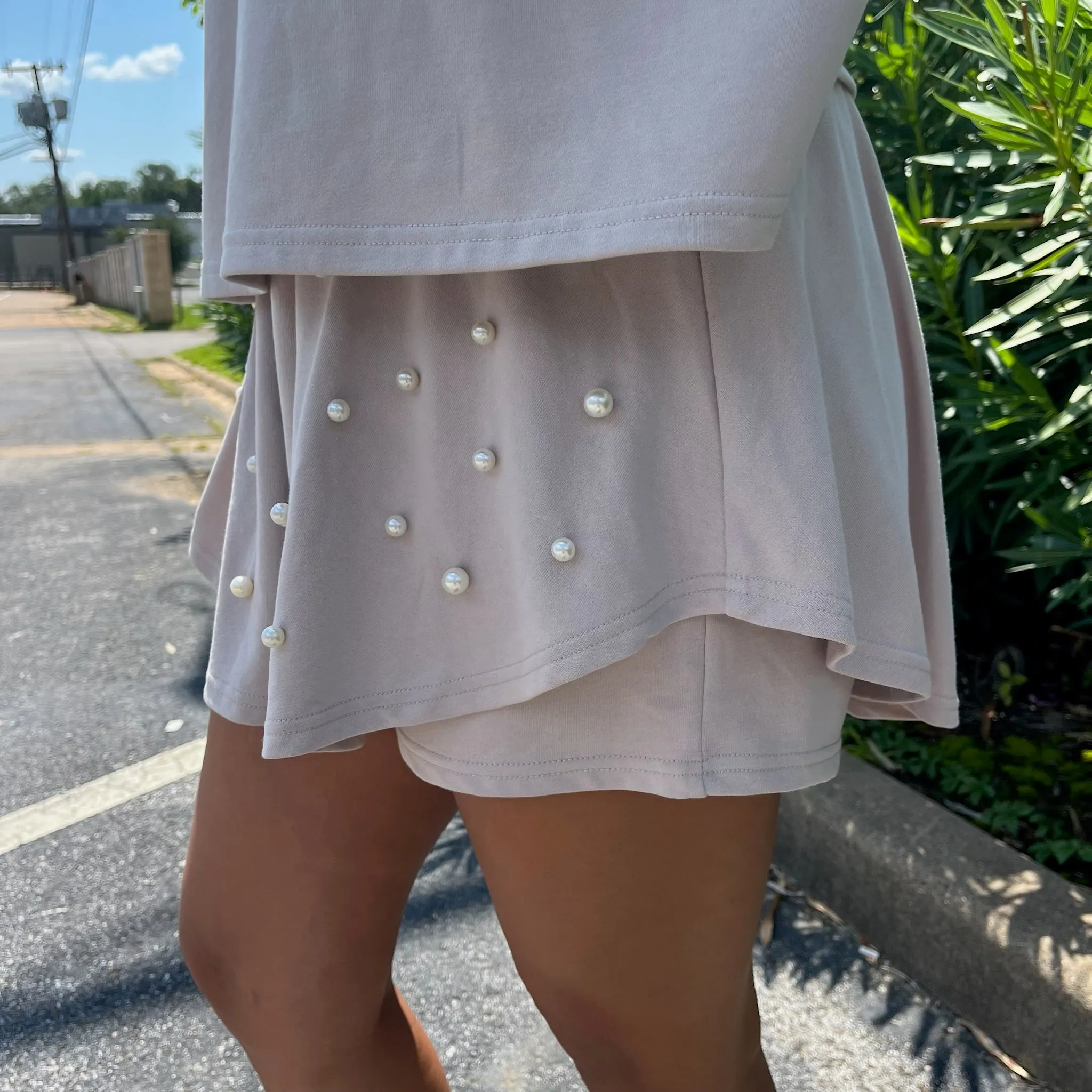 Classy Day Shorts- Tan