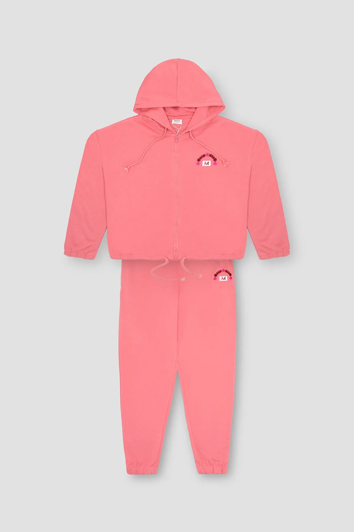 Co-Ord Tracksuit Set For Women - Mauve