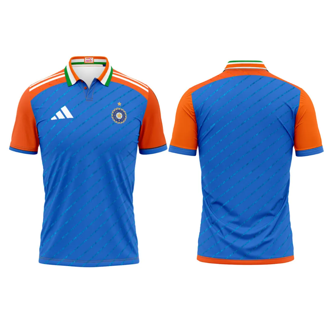 Customised India Cricket Jersey 2024.