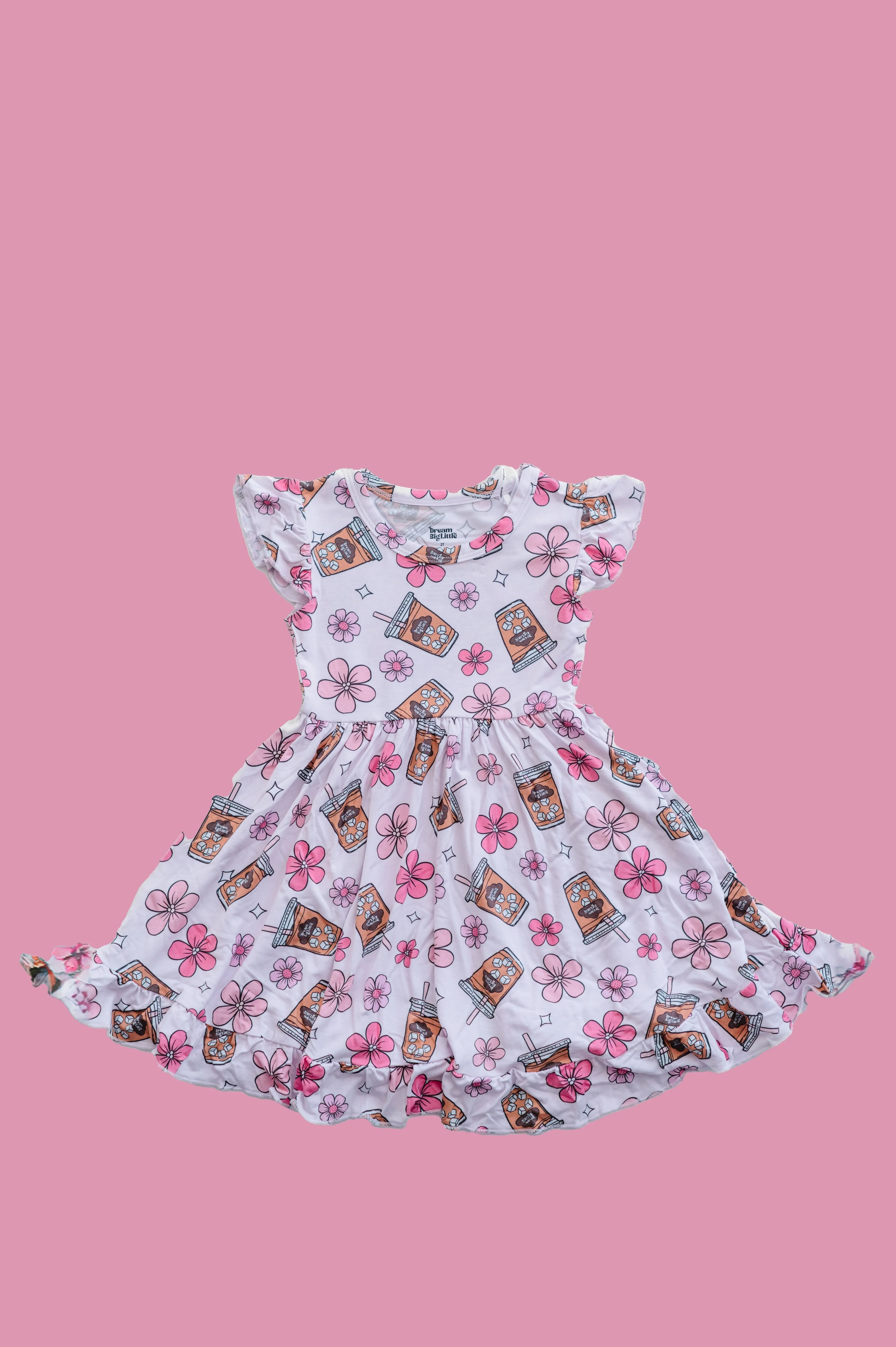 EXCLUSIVE A CUP OF DREAMS DREAM RUFFLE DRESS