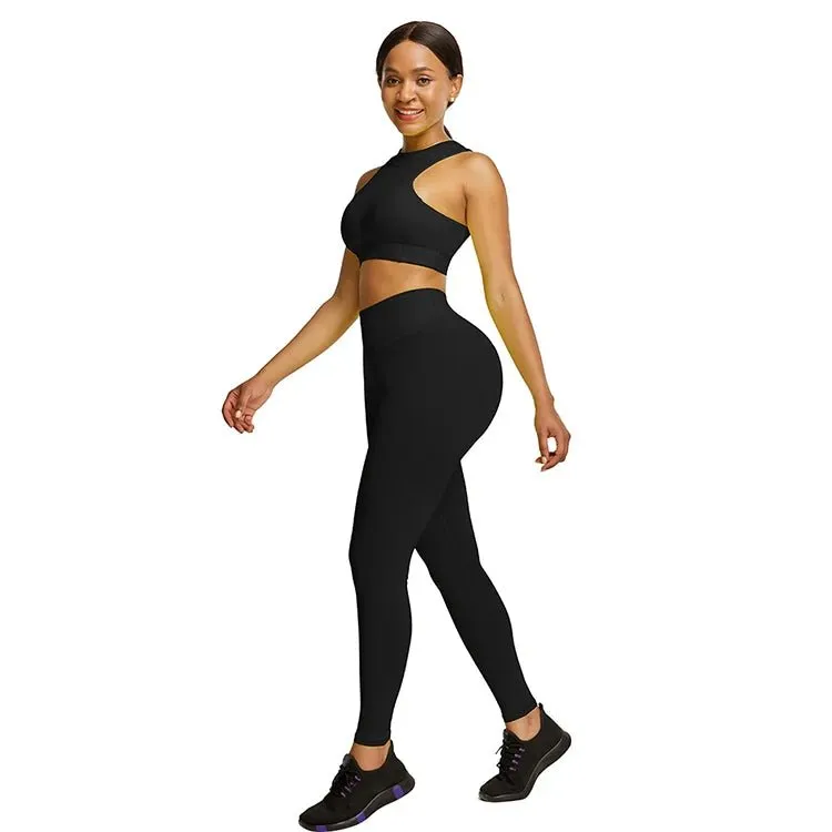 fast dry solid cheap tracksuits loose yoga active wear sets  short sleeve suit plus size running workout short clothes for women