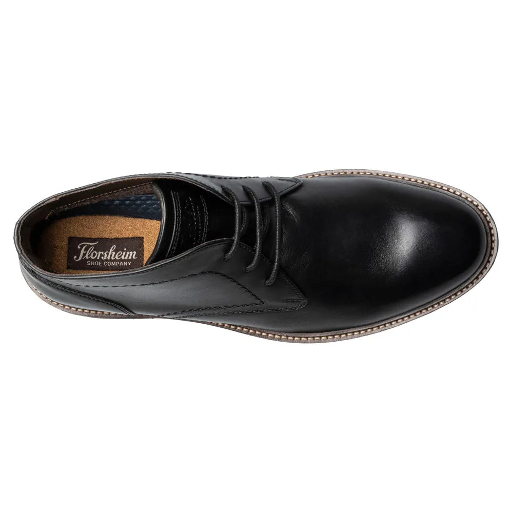 Florsheim Forge Plain Toe Black Chukka Boots