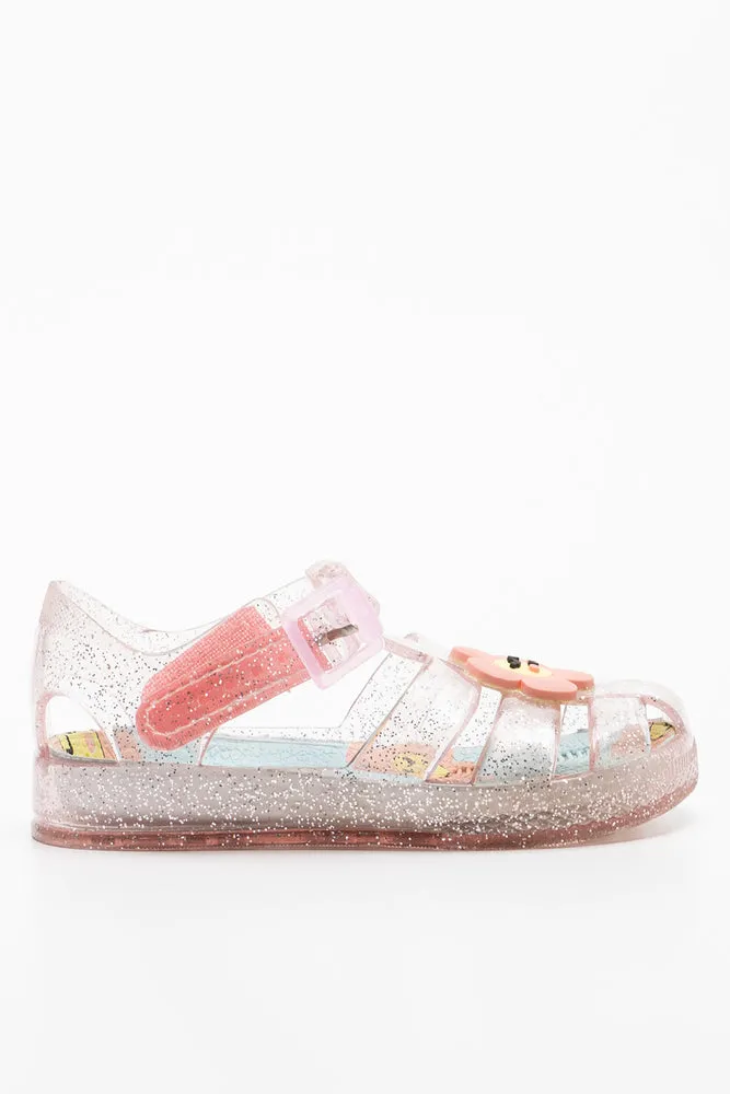 Flower Jelly Sandal Pink