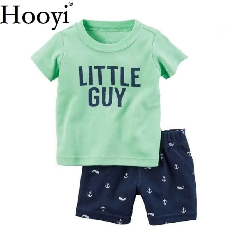 Fun Print Shorts 2 PC Sets