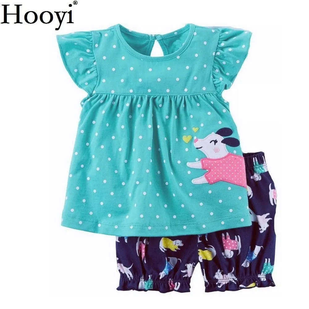 Fun Print Shorts 2 PC Sets