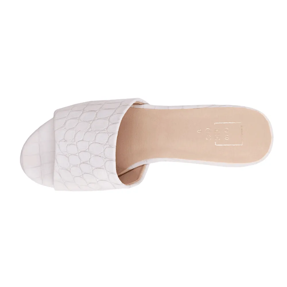 Giza Croc Platform Sandals