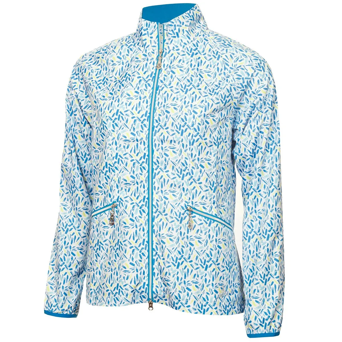 Green Lamb Ladies Keela Printed Golf Windbreaker SG22931