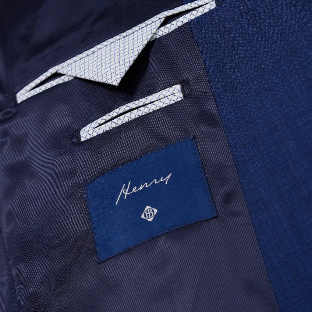 HENRY Single Breasted Notch Business Suit BLUE REG