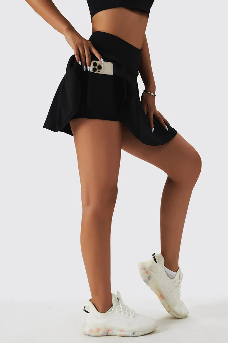 High Waisted Pleated Tennis Skirt