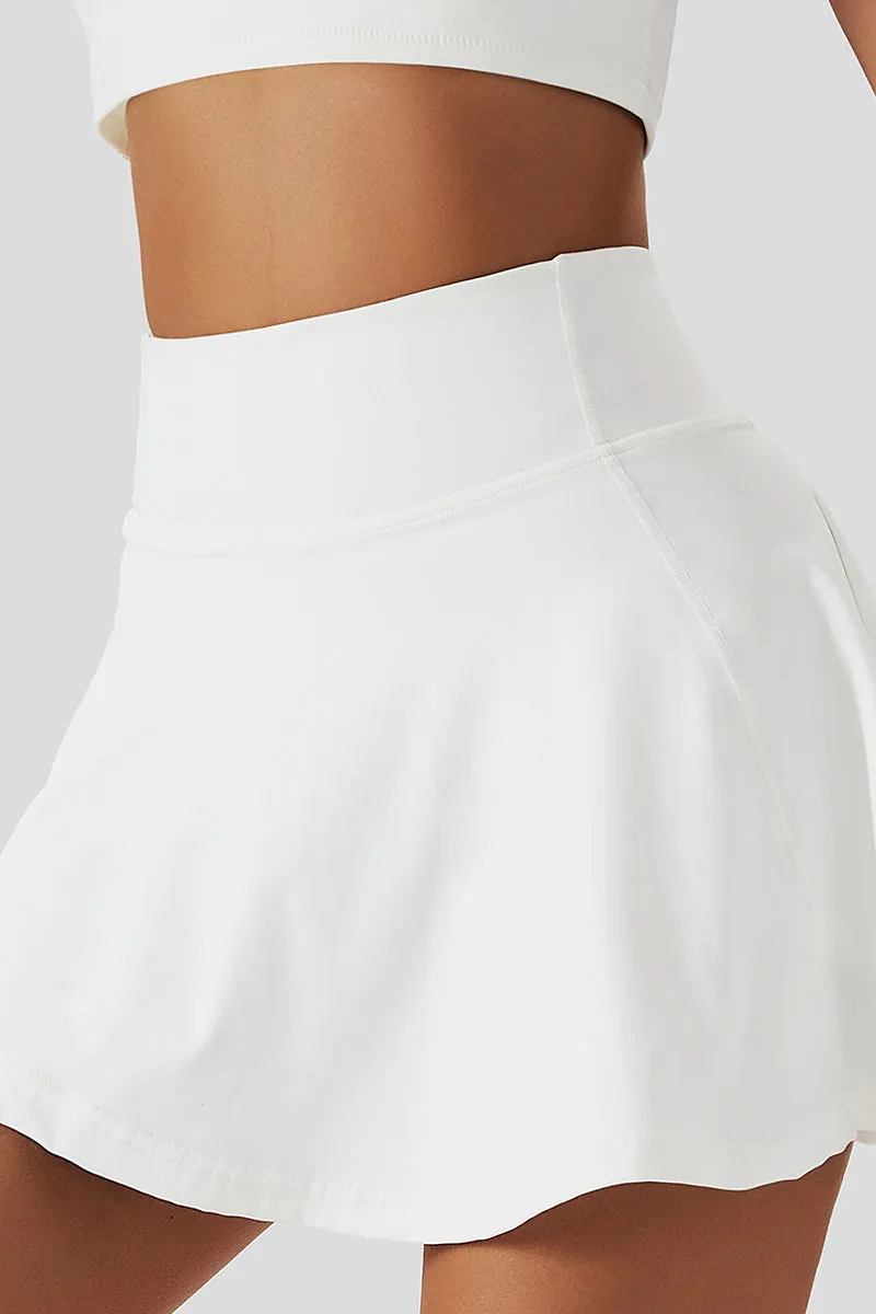 High Waisted Pleated Tennis Skirt