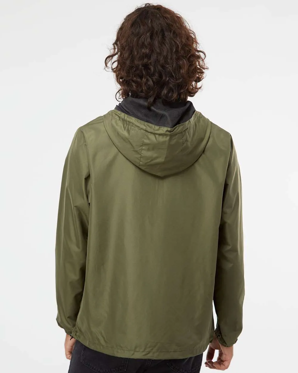 Independent Trading Co. Lightweight Windbreaker Pullover Jacket 