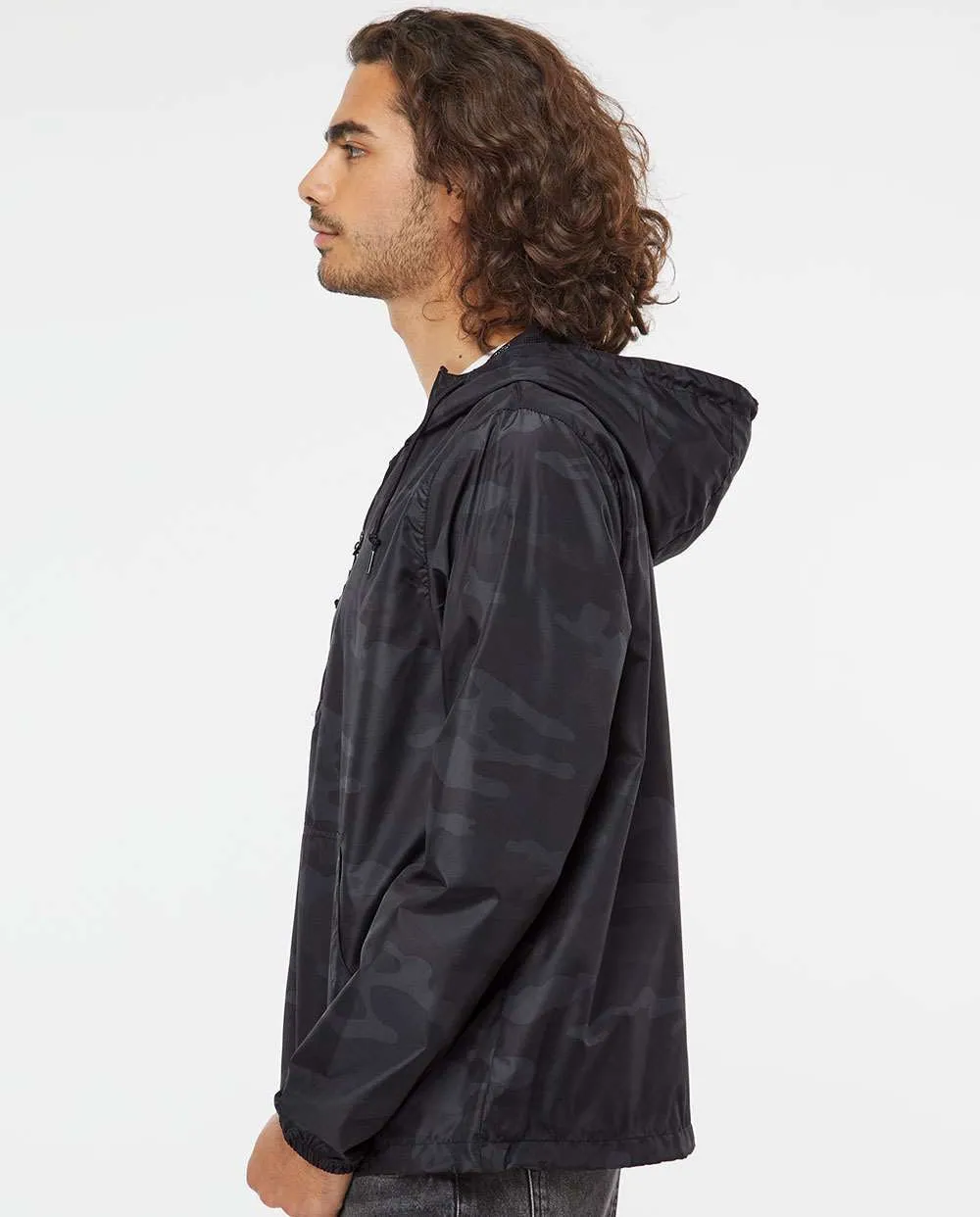 Independent Trading Co. Lightweight Windbreaker Pullover Jacket 