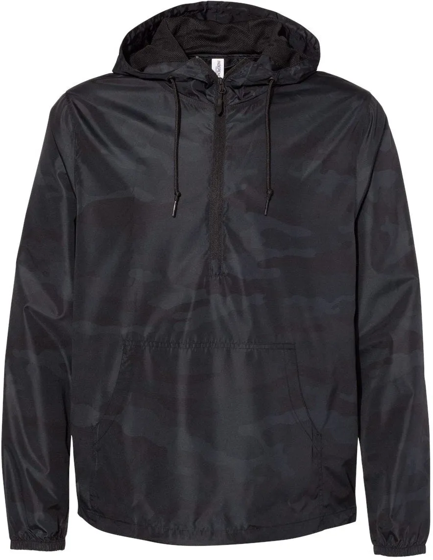 Independent Trading Co. Lightweight Windbreaker Pullover Jacket 