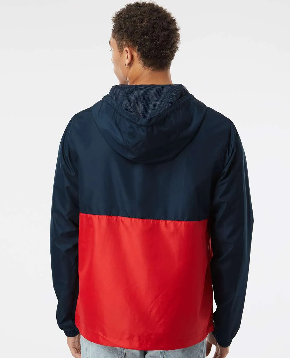 Independent Trading Co. Lightweight Windbreaker Pullover Jacket 