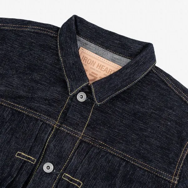 Iron Heart IHJ-507-SLB  16oz Slubby Selvedge Denim Type II Jacket - Indigo